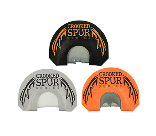 Foxpro CSMCOMBO Crooked Spur Combo Pack Diaphragm Call Double/3.5 Reed Turkey Sounds Attracts Turkeys Black/Orange/White 3 Piece