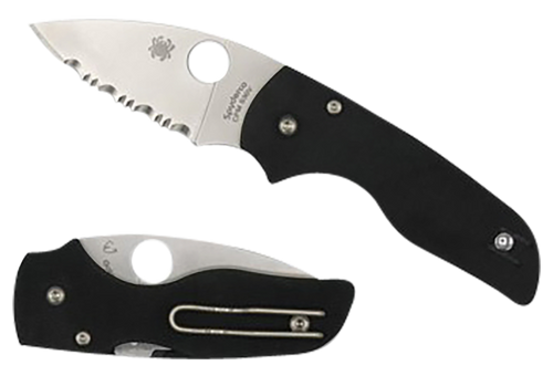 Spyderco C230GP Lil' Native  2.42" Folding Plain Satin CPM S30V SS Blade/Black Textured G10 Handle Includes Pocket Clip
