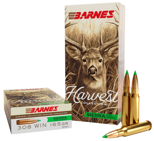 Barnes Harvest 308 Win 165gr - Tipped Gameking 20rd