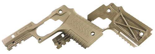Recover Tactical CC3H-02 Grip & Rail System  Tan Polymer Picatinny for Standard Frame 1911