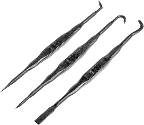 Breakthrough Clean BTFRPP-3PK Double Ended Fiber Picks Black Firearm Universal Cleaning Carbon Build-up from Grooved Areas 3 Pack