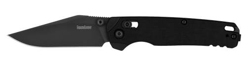 Kershaw 6106BLK Bel Air  3.05" Folding Clip Point Plain Black PVD CPM MagnaCut Steel Blade, Black Textured G10 Handle