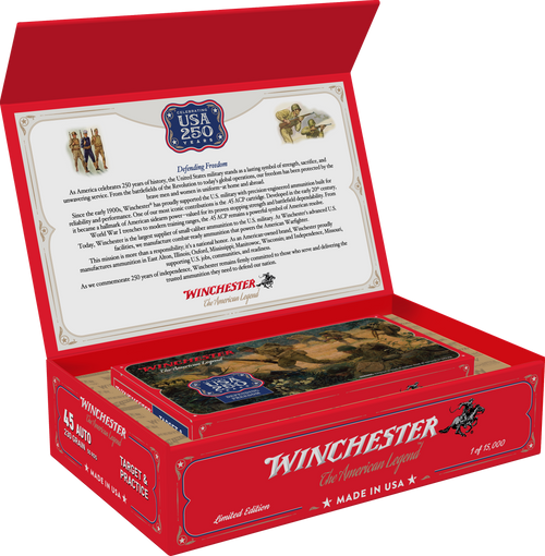 Winchester Usa 45 ACP 230gr - FMJ 250th Anniversary 6bx/cs