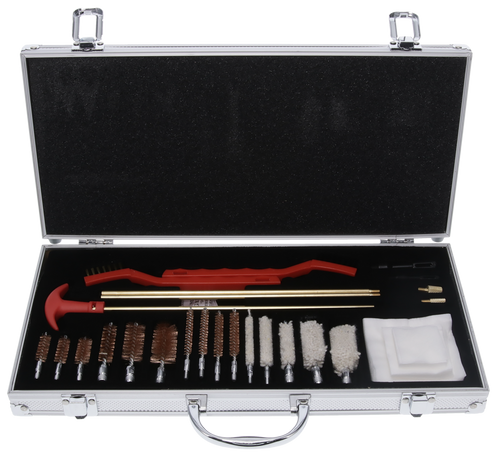 Birchwood Casey PGCK Premium Cleaning Kit Multi-Caliber/27 Pieces Silver