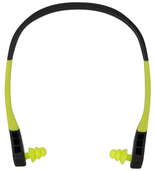 Ultrx Wave Banded Ear Plugs - Gray/yellow 22db
