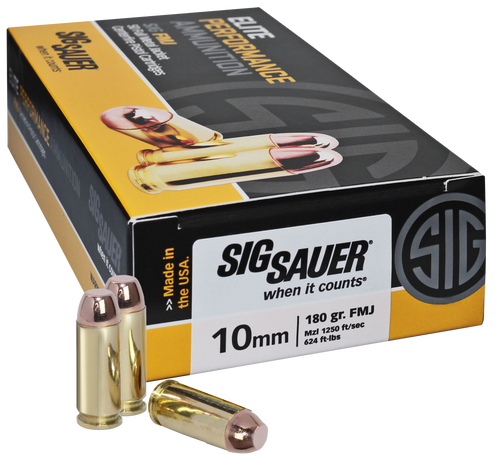 Sig Ammo 10mm Auto 180gr. - Fmj 50-pack