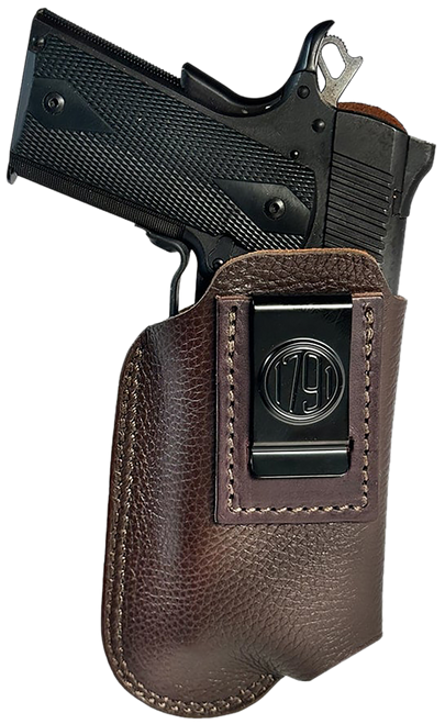 1791 Gunleather ORLBFCD4LBRWL Optic Ready Light Bearing Fair Chasing IWB Size 04 Brown Left Hand