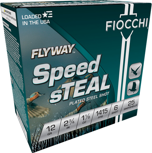 Fiocchi Flyway 12ga 2.75" - 1-1/8oz #6 1415fps 25rd 10bx/c