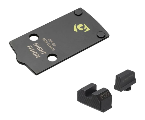 Night Fision Optic Plate & - Blank Sight Combo 507k 43x Mos