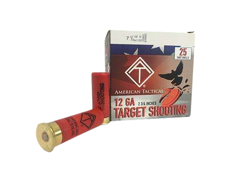 ATI ATIACL12T75 Target Load  12Gauge 2.75" 1oz 7.5Shot 25 Per Box/10 Case