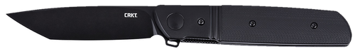 Crkt Bamboozled 3.3" Tanto - Assisted Black/black D2