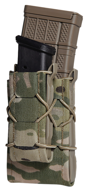 High Speed Gear 24DD00MC TACO Gen 2 Double Decker Multi-Cam Nylon Laminate MOLLE Mount Pistol/Rifle