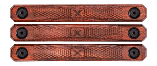 Woox SH.MLK004.S3 M-LOK Rail Covers 3 Slot American Walnut 4.88" Long