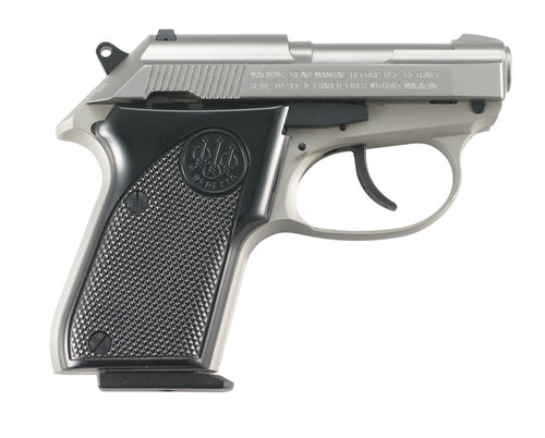 This is a Beretta 3032, commonly referred to as the "Tomcat", chambered in 22 lr, comes with (1) 7 round magazine. This is the Inox, stainless version of this firearm.