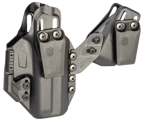 Blackhawk  Stache Premium Holster Kit IWB Black Polymer Belt Clip Fits Walther PDP Ambidextrous