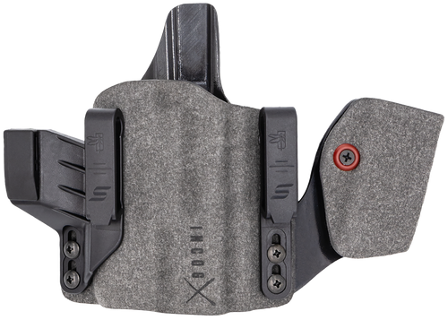 Safariland INCOG0750A0CX261MC Incog X  IWB Gray Cordura w/Mag Caddy, Fits Sig P320 Belt Clip Mount, Right Hand