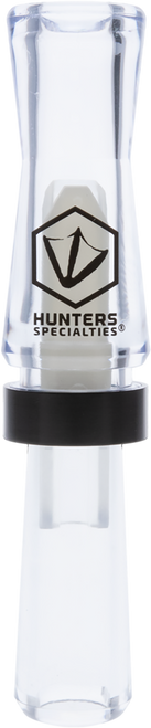 Hunters Specialties HS-WF-DRDC Suzie-Q Double Reed Duck Call Duck Sounds Clear Polycarbonate