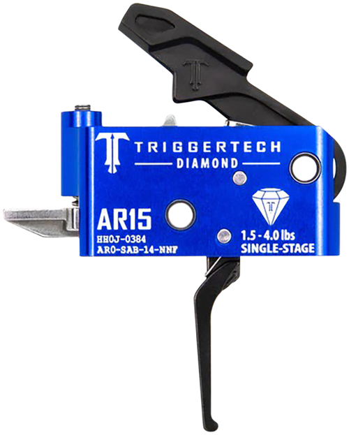 Triggertech Ar-15 Single Stage - Black Diamond Flat
