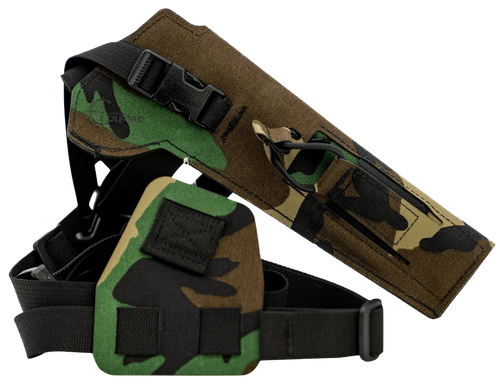 Cole-tac VW206 Varmint Wrangler Pistol Holder Chest M81 Woodland Left Hand