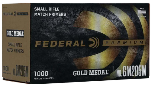 Federal GM205M Gold Medal Premium Small Rifle Multi Caliber 1000 Per Box/5 Case