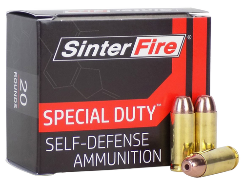 SinterFire Inc SF10125SD Special Duty (SD)  10mmAuto 125gr Lead Free Frangible Hollow Point 20 Per Box/10 Case