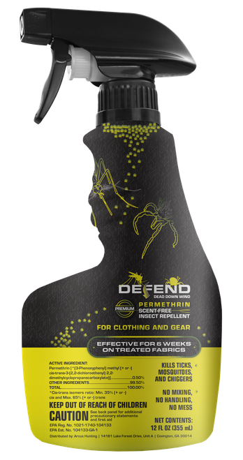 Ddw Defend Permethrin 12oz - Clothing Spray