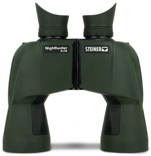 Steiner 2070 Nighthunter  8x56mm BaK-4 Porro Prism, Auto Focus, Matte Green Makrolon w/Rubber Armor