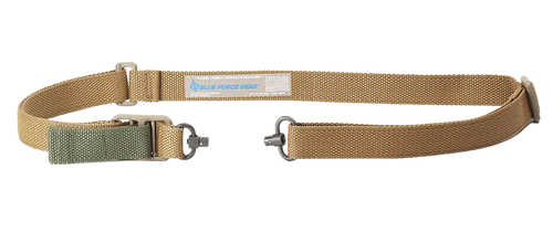 Blue Force Gear VCASPB100AACB Vickers Push Button Sling Coyote Brown Cordura