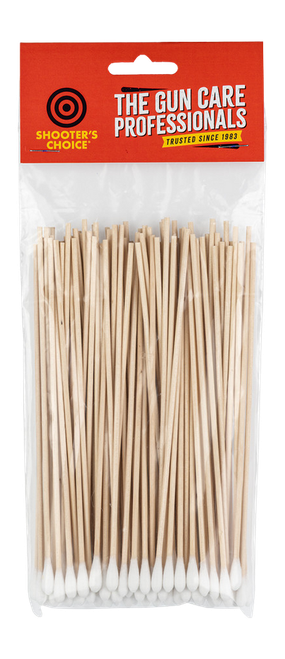 SHOOTERS SHF-241-100B GUN CLEANING SWABS     100PK