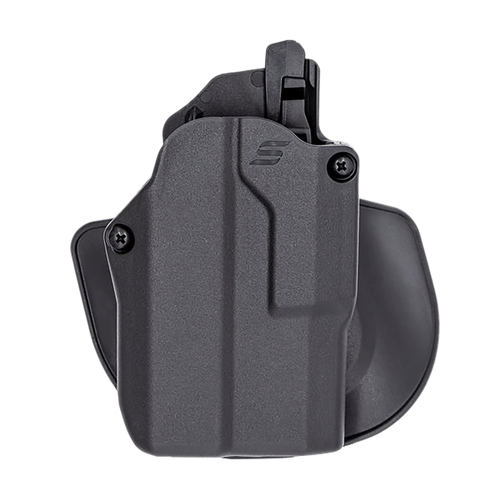 Safariland SOLIS12835A7C3412 Solis ALS  OWB Black Fits Glock 19 Compatible w/ TLR 7 Light Left Hand