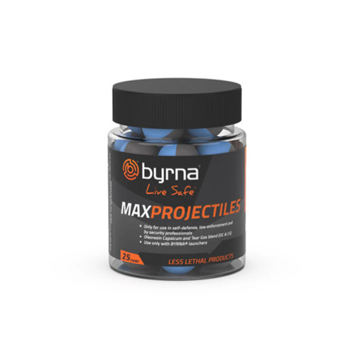 Byrna Max Projectiles 25 Count - Tub .68 Cal