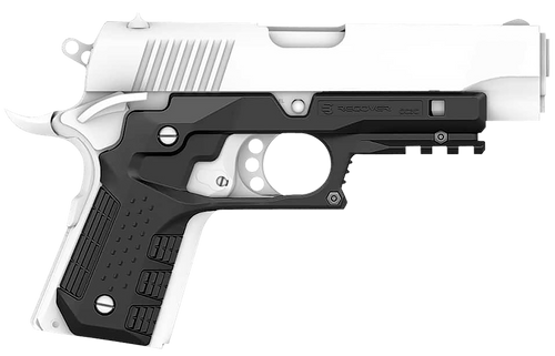Recover Tactical CC3C-01 Grip & Rail System  Black Polymer Picatinny for Compact 1911