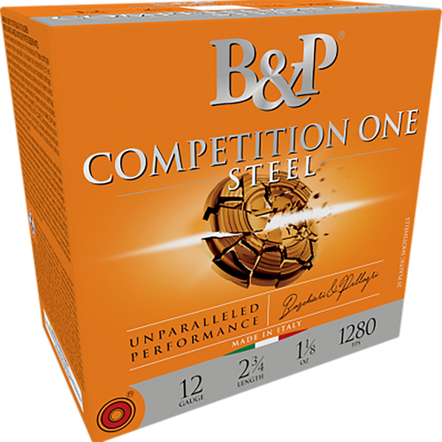B&p Ammunition 12B18GC7 Competition One  12Gauge 2.75" 1 1/8oz 7.5Shot 25 Per Box/10 Case