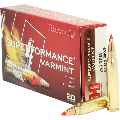 Hornady Spf Varmint 223 Wssm - 55gr V-max 20rd 10bx/cs