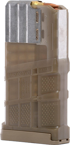 Lancer Magazine L7awm Sr-25 - 7.62x51 20rd Trans FDE Gen 2