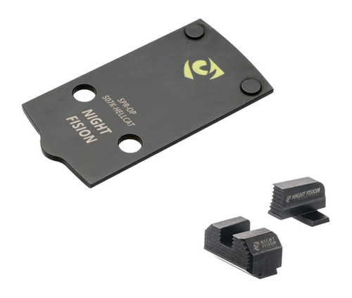 Night Fision Optic Plate & - Blank Sight Combo 507k Hellcat