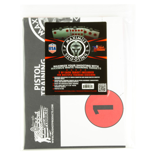 Splatter Shot Target Maximum - White Pistol Training 1-set