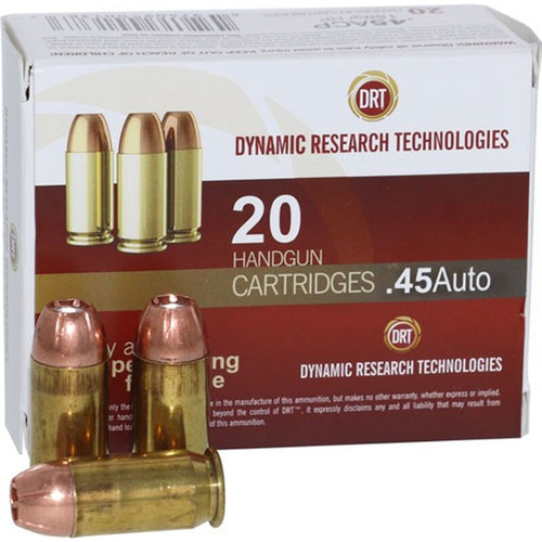 DRT Ammo - .45acp - 150gr JHP Terminal Shock - 20rd/box