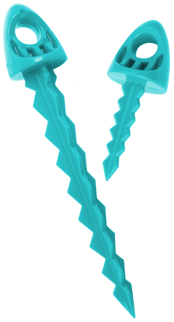 Targettack Llc  Targettack  Teal Green Polycarbonate Plastic 1"/3" For Paper/Vinyl Targets 12 Pack *Variety
