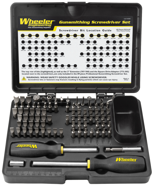 Wheeler 89pc Pro Gunsmithing - Screwdriver Set