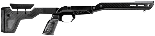Mdt Sporting Goods Inc 107837BCF HNT26 Chassis System Black Carbon Fiber Fits Howa 1500 SA/ Weatherby Vanguard Compatible w/ AICS Mags Short Action Standard