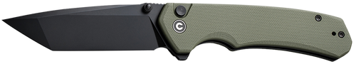Civivi Knives C19059C-2 Brazen  3.46" Folding Plain Black D2 Steel Blade, OD Green Textured G10 Handle