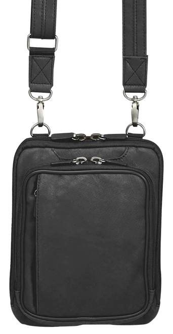 GTM GTM-99/BK         CROSSBODY SHLDR POUCH   BLK