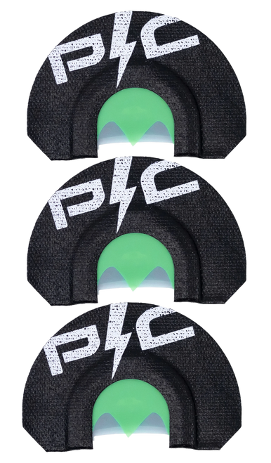 Power Calls 24251  Diaphragm Call Turkey Sounds Black/Green Bat Wing Cut