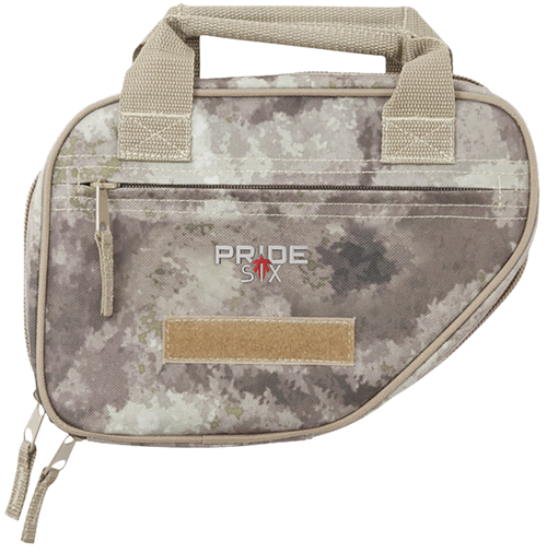 Tac Six 10941 Battalion Handgun Case 10" Long Tan/A-TACS AU Neoprene Holds 1