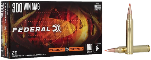 Federal Fusion 300 Win Mag - 180gr Tip Fusion 20rd 10bx/cs