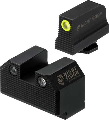 Night Fision Trit Stealth Yllw - Front/square Set For Glock<