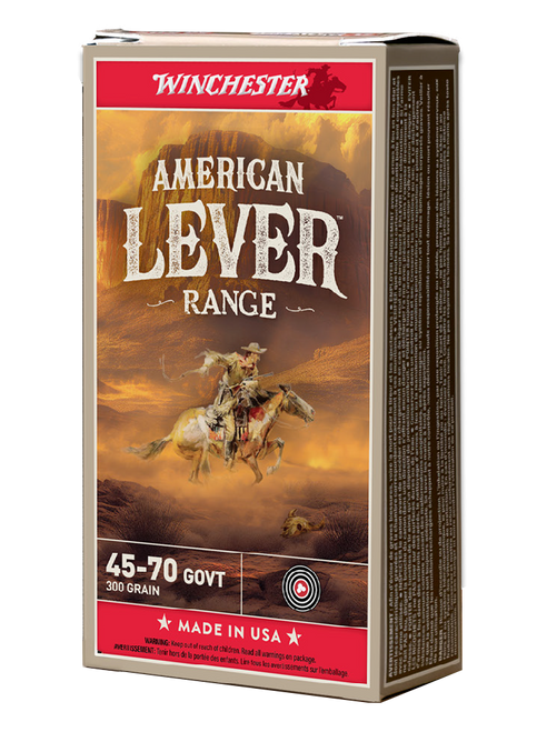 Winchester American Lever - 45-70 Govt 300gr JHP 20rd 10bx