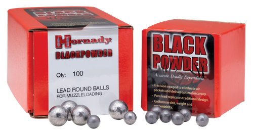 Hornady .451 .44 Caliber - Round Ball 100ct 25bx/cs