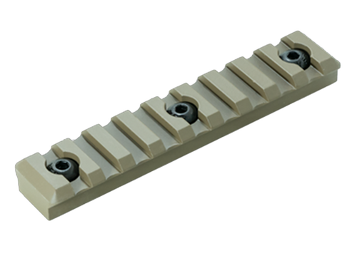 Timber Creek Outdoors M9SPRFDE M-LOK 9 Slot Picatinny Rail  FDE Aluminum Fits AR-Platform